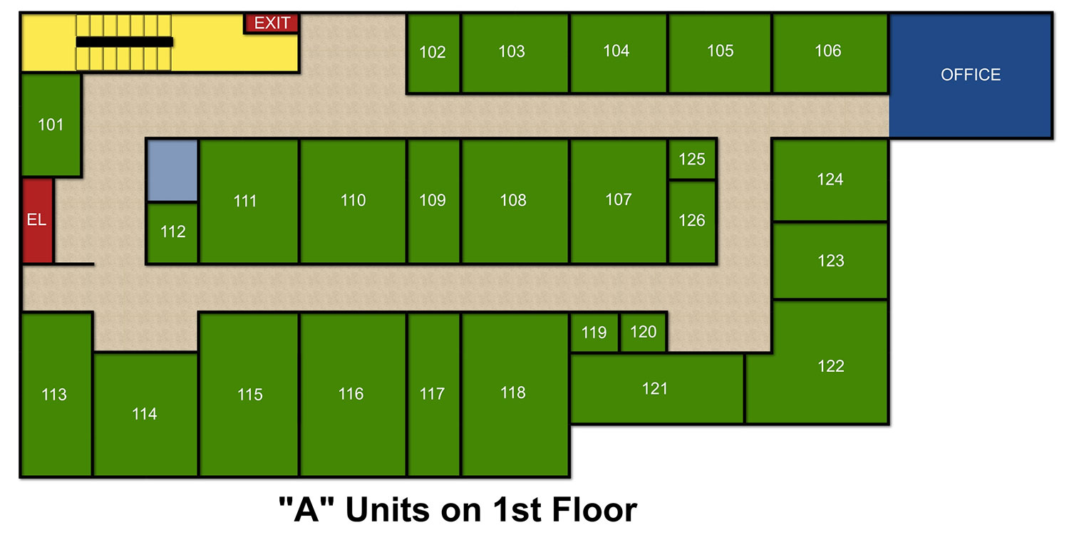 A Unit 1st Floor Storage Facility